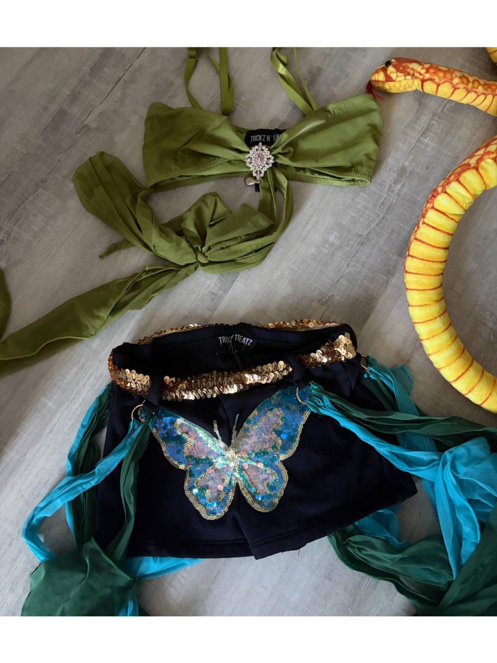 Britney Spears Halloween Costume Snake Outfit XS